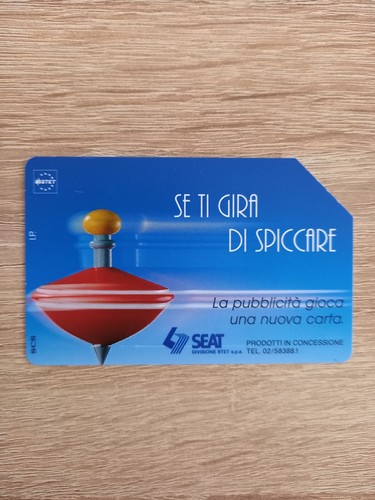 Scheda carta telefonica - telefonica, se