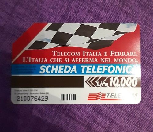 Scheda telefonica rara - telefonica,