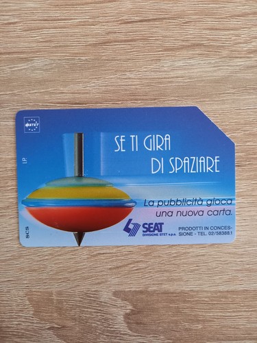 Scheda carta telefonica ti - telefonica, se
