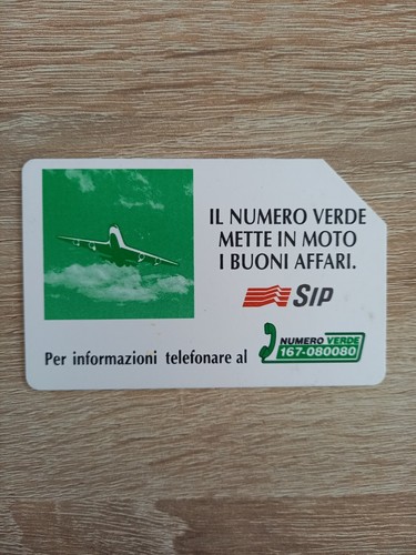 Scheda carta telefonica rara - scheda,