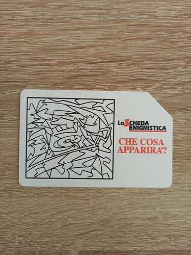 Scheda carta telefonica - scheda,