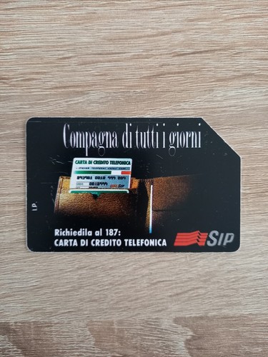 Scheda carta telefonica rara - scheda,