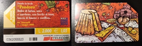 Scheda telefonica telecom - scheda,