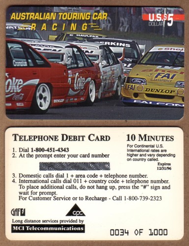 Scheda telefonica - $5.,