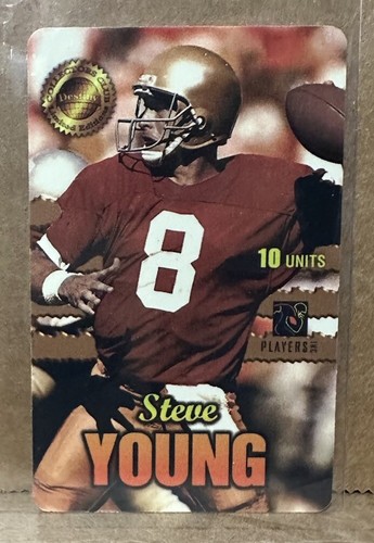 Scheda telefonica steve young - scheda,