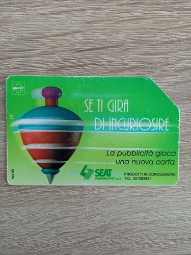 Scheda carta telefonica ti - se,